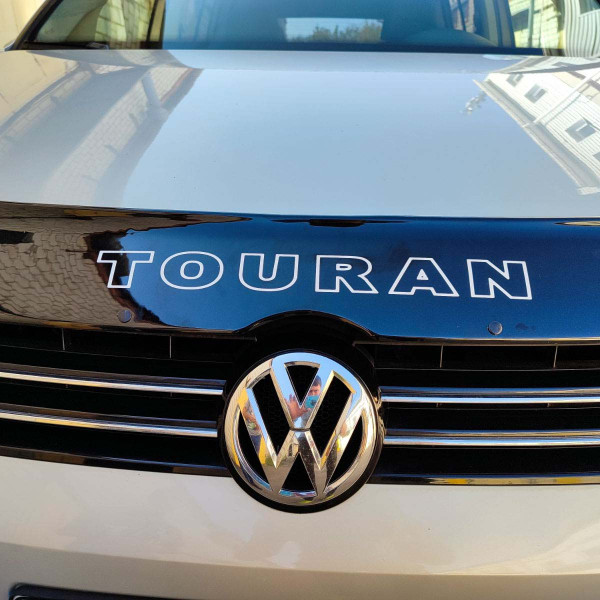 Дефлектор капота мухобійка Volkswagen Touran II 2010-2015 Voron Glass