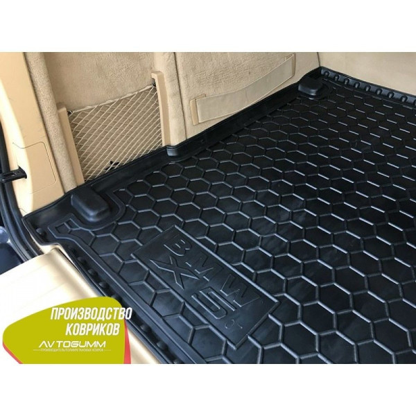 Автомобільний килимок в багажник BMW X5 (E70) 07- / (F15) 13- / Гумовий (Avto-Gumm)