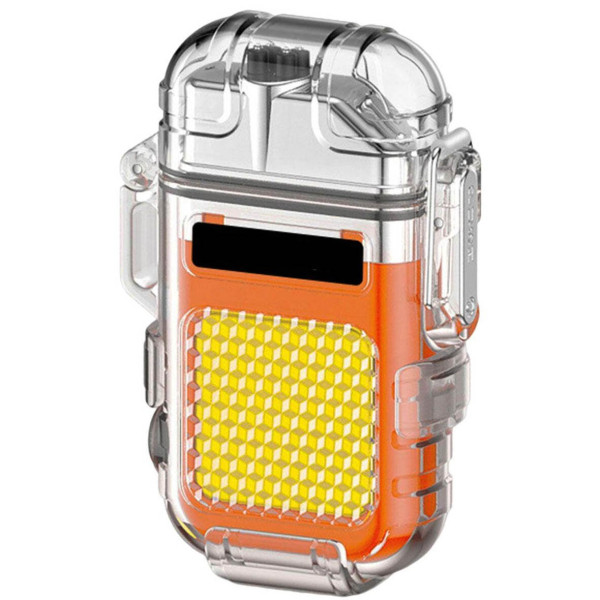LED Фонарь Зажигалка Flas Hlight USB Type-C Красный
