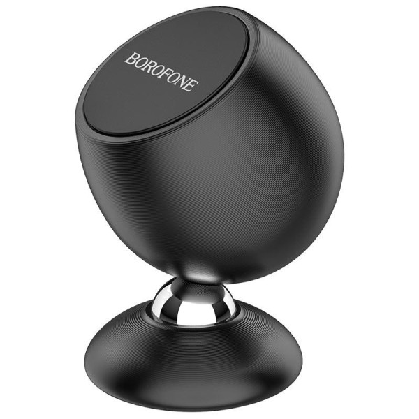 Автодержатель для телефона магнитный BOROFONE BH41 на скотче Black