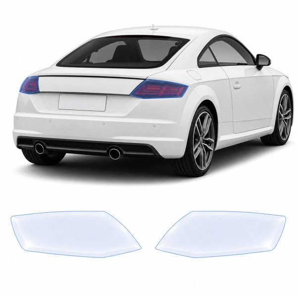 Антигравійна захисна бронеплівка за лекалами для Audi TT 8S 2014-2023 - задні ліхтарі стопи