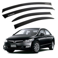 Дефлектори вікон вітровіки для Honda Civic 4D 2006-2011 3M Скотч Voron Glass
