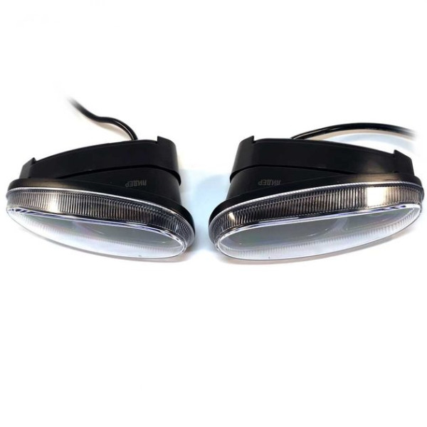 Протитуманні фари LED Daewoo Lanos 45W RL Лінзовані Алюмінієвий корпус IP67