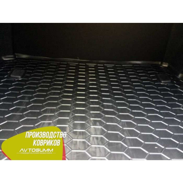 Автомобильный коврик в багажник Renault Fluence 2009- Резино - пластик