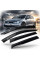 Дефлектори вікон вітровики HIC для Volkswagen Golf VII 2013-2019 хечбек (VW48)