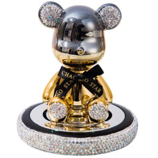 Ароматизатор автомобильный с качающейся головой Lucky Bear CHAOBAO Черное Золото (Cologne)