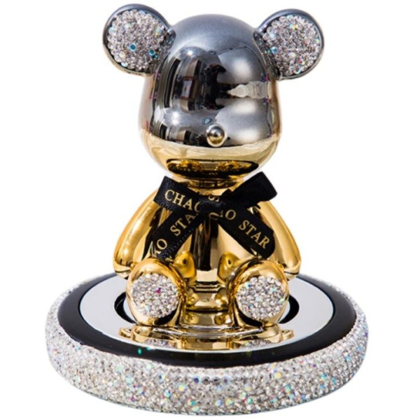 Ароматизатор автомобильный с качающейся головой Lucky Bear CHAOBAO Черное Золото (Cologne)