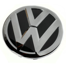 Емблема для Volkswagen 138 мм / Passat 2015- / Jetta 15- / Golf 2017- / Polo18- / Touareg 16- (3G 0853 601B DPJ)