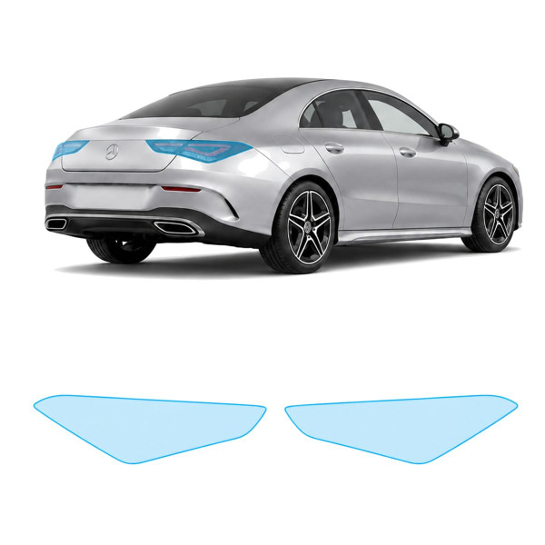 Антигравійна захисна бронеплівка за лекалами для Mercedes-Benz CLA C118 2019-2023 - задні ліхтарі стопи