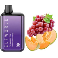 Elf Bar World DC5000 Ultra POD 5% Grape Honeydew - Виноград Медовая Дыня (истек срок)