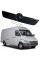 Зимова накладка на радіаторні грати Mercedes Sprinter CDI 2000-2006 Мала решітка з рамкою Глянець (Voron Glass)