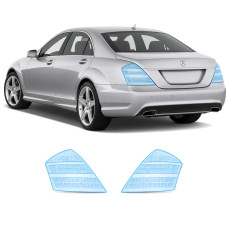 Антигравийная защитная бронепленка по лекалам для Mercedes-Benz S-Class W221 2005-2009 - задние фонари стопы