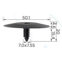 Клипса для обшивки капота (OEM 3078511, 3977775, 10083) (C0001)