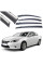 Дефлектори вікон вітровики Benke для  Lexus ES 2013-2018 Молдинг Нержавіюча сталь 3D (BLXES1323-W/S)