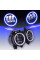 Протитуманні LED Фари круглі / Лінза з ДХО та поворотом / D87мм / 10-30V / 15W / 7000K / 2 шт