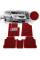 Коврики в салон EVA для Hyundai Sonata YF 2010-2014 с подпятником Красные 5 шт