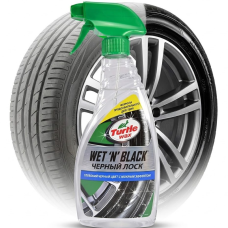 Гель для полірування та догляду за шинами Turtle Wax Wet N Black чорний лоск для шин 500 мл (53943)