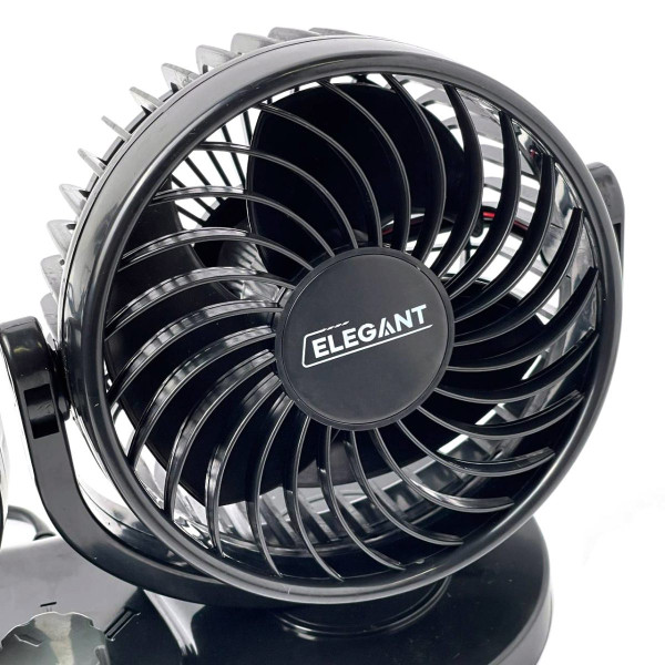 Автомобильный вентилятор Elegant 24V на подставке два режима 12,7 см (EL101 547)