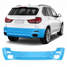Антигравийная защитная бронепленка по лекалам для BMW X5 F15 2013-2018 - задний бампер