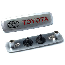 Эмблема шильдик Toyota для автомобильных ковриков Алюминий 1 шт