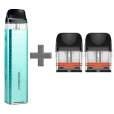 Багаторазовий Pod-Набір Vaporesso Xros 3 Mini 1000mAh 2 мл (Картриджів 0.8 ОМ 3 шт) Aqua Green Бірюзовий