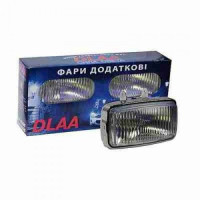 Противотуманные фары DLAA прямоугольные 8х15 см / корпус хром / хамелион 2 шт (LA 1030 ERY)