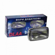 Протитуманні фари DLAA прямокутні 8х15 см / корпус хром / хамеліон 2 шт (LA 1030 ERY)
