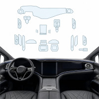 Набір Плівок захисних для салону Mercedes-Benz EQS (V297) 2021- TPH (Кансолі Дисплея Ручок)