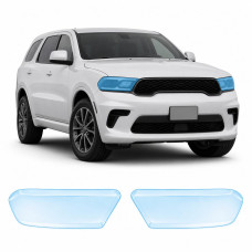 Антигравійна захисна бронеплівка за лекалами для Dodge Durango WD/WK2 facelift 2021- оптика (фари та ПТФ)