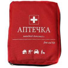 Аптечка автомобільна First Aid Kit 21 одиниці (Новокаїн 0,5%, Вугілля Активовано)
