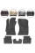 Ворсовые коврики для Subaru Forester III 2008-2012 с подпятником 5 шт (Magnum)