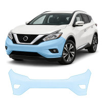 Антигравийная защитная бронепленка по лекалам для Nissan Murano Z52 2015-2019 - передний бампер