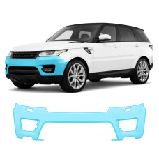 Антигравійна захисна бронеплівка за лекалами для Land Rover Range Rover Sport L494 2013-2017 - передній бампер