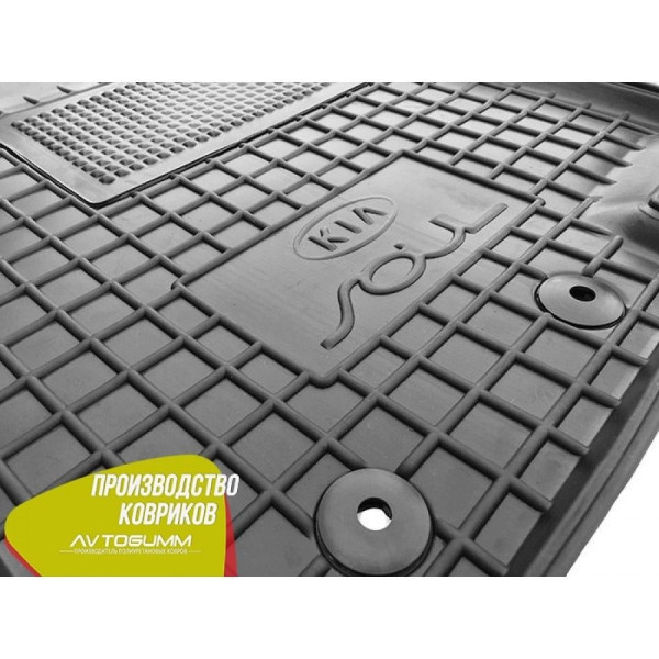 Водительский коврик в салон Kia Soul 2008-2014 (Avto-Gumm)