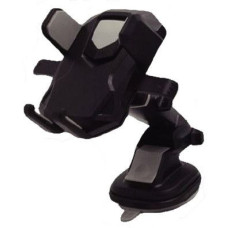Автотримач для телефону inDrive IDH-089 на присоску жорстка ніжка Black