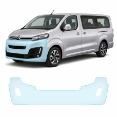 Антигравийная защитная бронепленка по лекалам для Citroen SpaceTourer I 2016- передний бампер