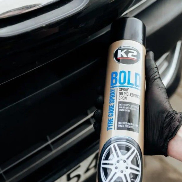 Засіб для догляду за шинами K2 Bold Пінний чорнильник 600 мл (K156)
