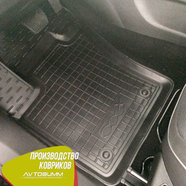 Автомобильные коврики в салон Fiat 500X 2015- (Avto-Gumm)