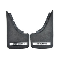 Брызговики универсальные малые Mercedes структурная резина Mud-Flaps 2 шт