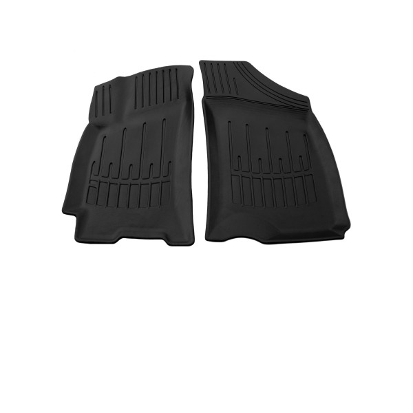 Передние 3D коврики для Daewoo Lanos 1997-2016 / Высокий борт