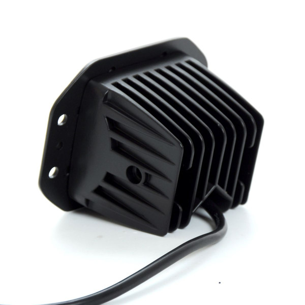 Светодиодная дополнительная LED фара 18W (3W*6) 10-30V 121x91x80 mm Ближний (Врезная) (15-18W) 1 шт (3039)