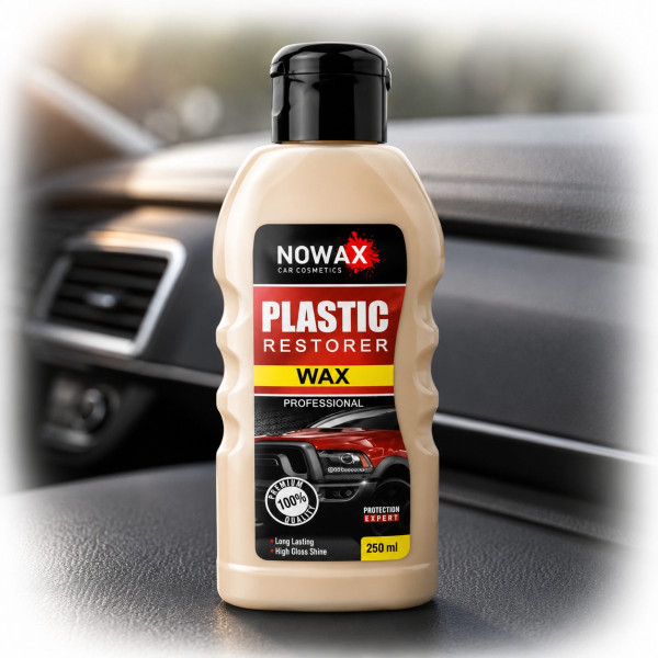 Профессиональный Полироль восстановитель пластика NOWAX PLASTIC RESTORER 250мл (NX25242)