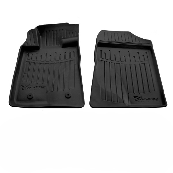 Передние 3D коврики для Toyota Avensis (T25) 2003-2009 / Высокий борт