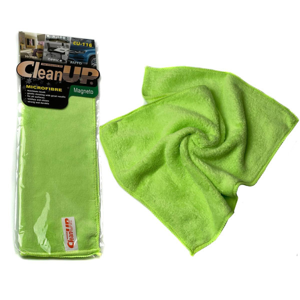 Салфетка из микрофибры CleanUP 30х40 см Мягкая Универсальная 1 шт (CU-116)