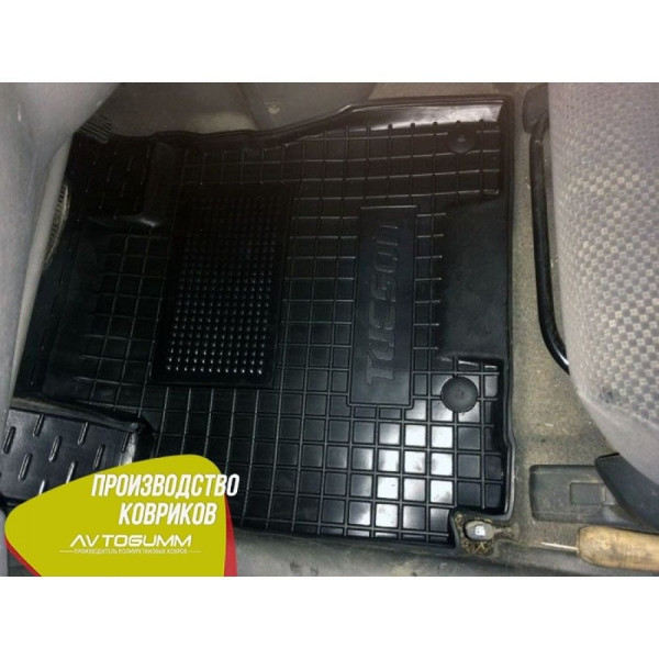 Водительский коврик в салон Hyundai Tucson 2004- (Avto-Gumm)