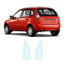 Антигравийная защитная бронепленка по лекалам для LADA Kalina 2004-2018 - задние фонари стопы
