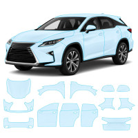 Антигравийная защитная бронепленка по лекалам для Lexus RX AL20 2015-2018 - полный кузов