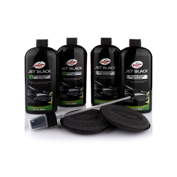 Набір поліролей для чорного автомобіля Turtle Wax Black Box Jet Black Finish Kit (52731)