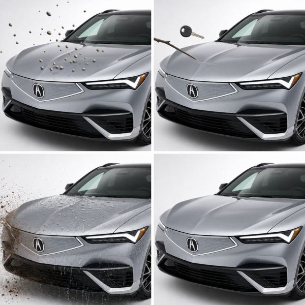 Антигравийная защитная бронепленка по лекалам для Acura ZDX EV 2024 - зона крышки багажника