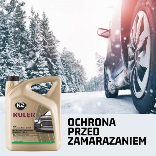 Антифриз готовый K2 Kuler Long Life -35°C Зеленый G11 Оригинал 1 л (T201Z)